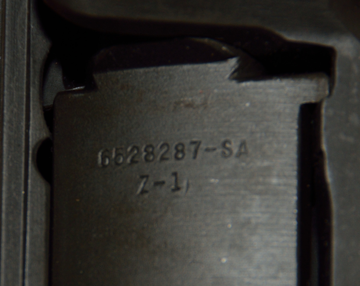 M1 Garand bolt showing Springfield Armory mfg.