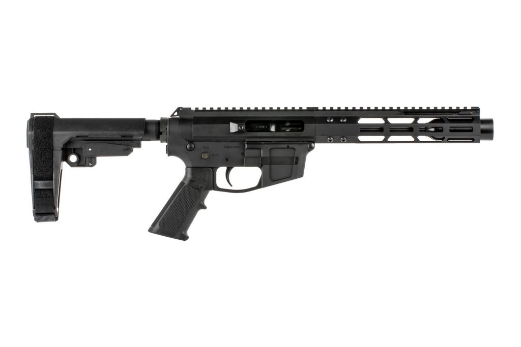 Foxtrot Mike Products 7" Glock Style Side Charging 9mm AR Pistol w/ SBA3 Brace