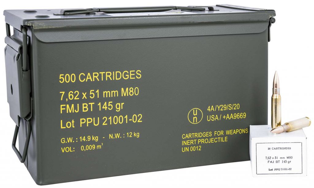 PPU M80 308 500rd can
